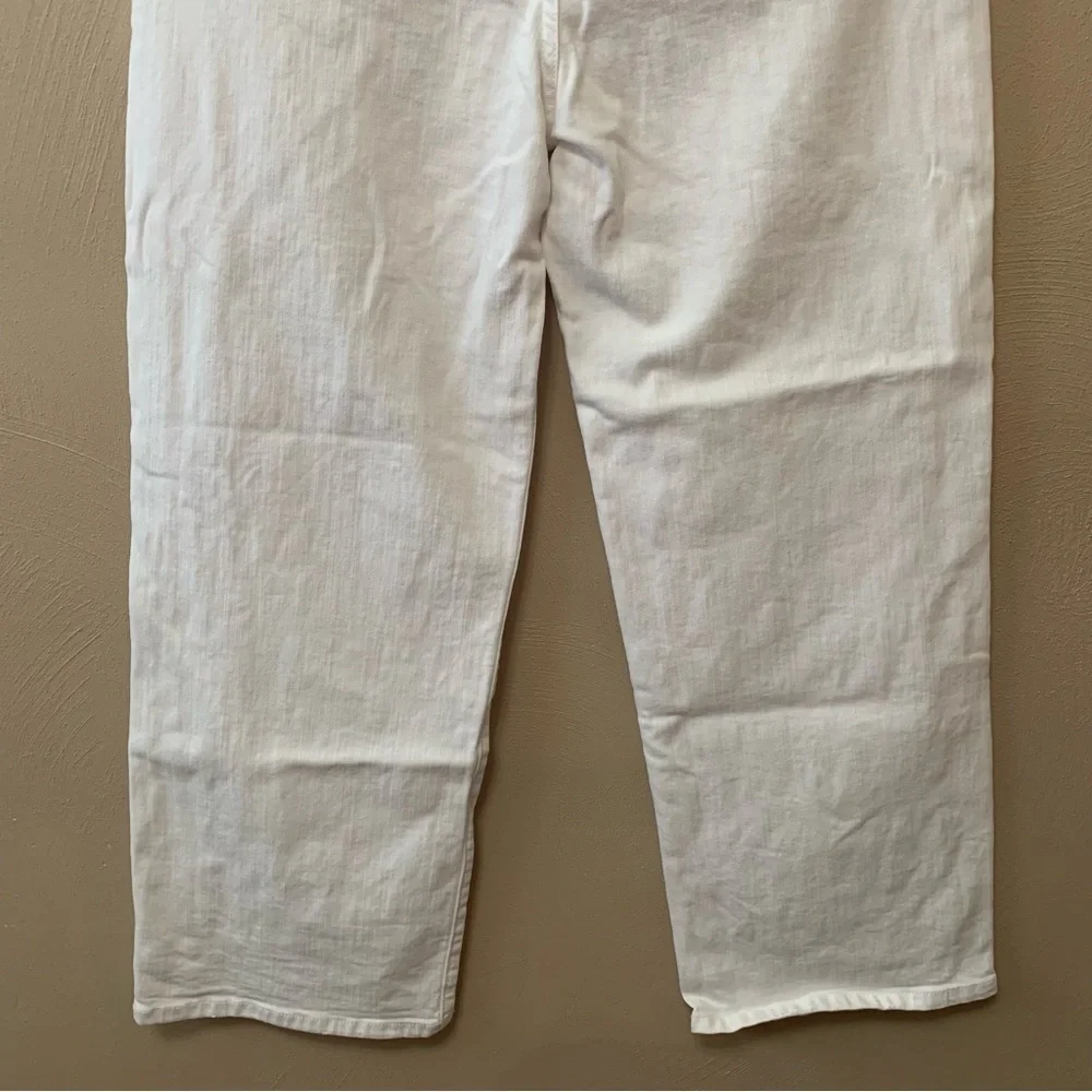 Mother Superior High Waisted Tunnel Vision Ankle Totally Innocent White Size 29